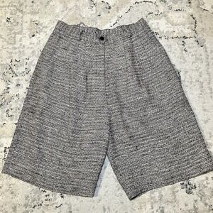 Doncaster Silk Collection VTG 80s/90s High Rise 100% Silk Shorts Tweed Sz 8